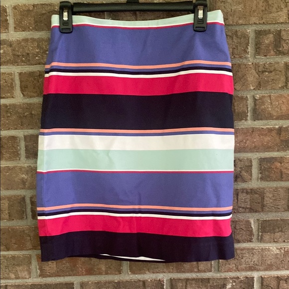 Talbots Colorful Striped Mini Skirt - Picture 5 of 5